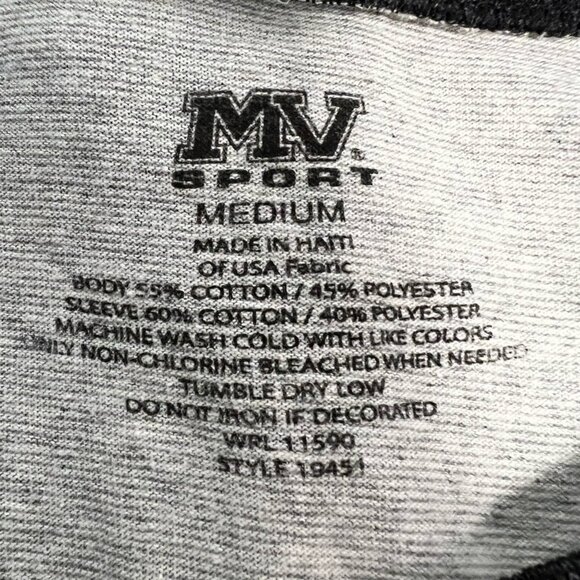 Sasquatch Mens MV Sport GSM Outfitters Graphic T-Shirt Multicolor Gray Crew M - Picture 11 of 11